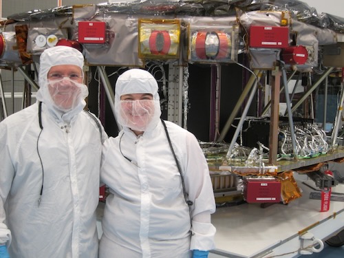 wendy with one of the four mms observatories 500